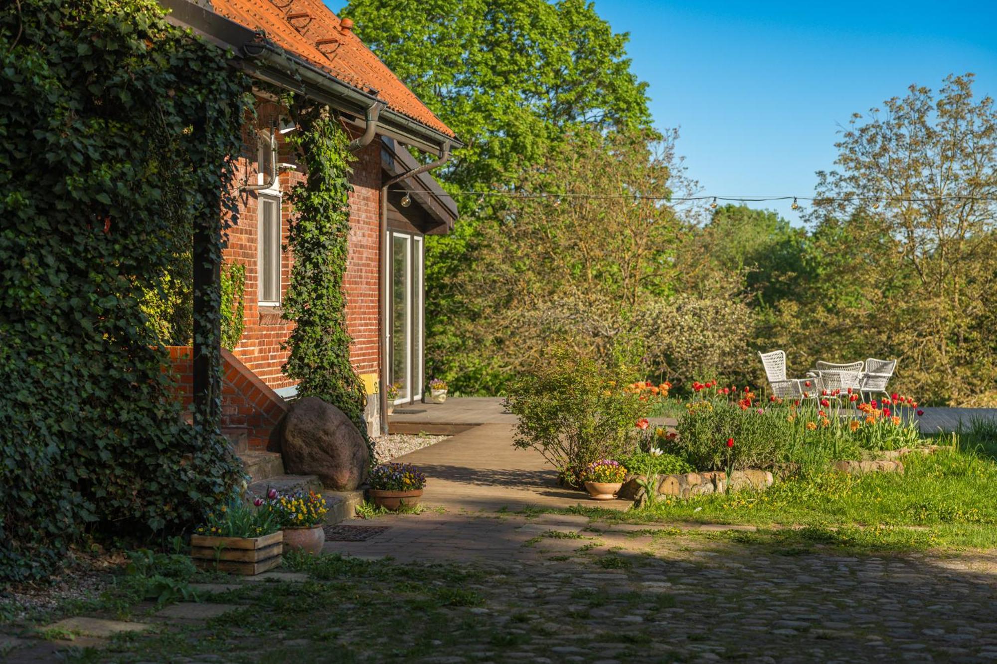 Dom Goscinny Stara Szkola Wysoka Wieś Kültér fotó